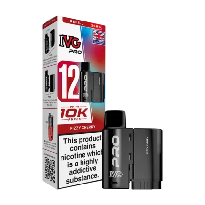 Fizzy Cherry IVG Pro 12 Refill Pack - 0mg