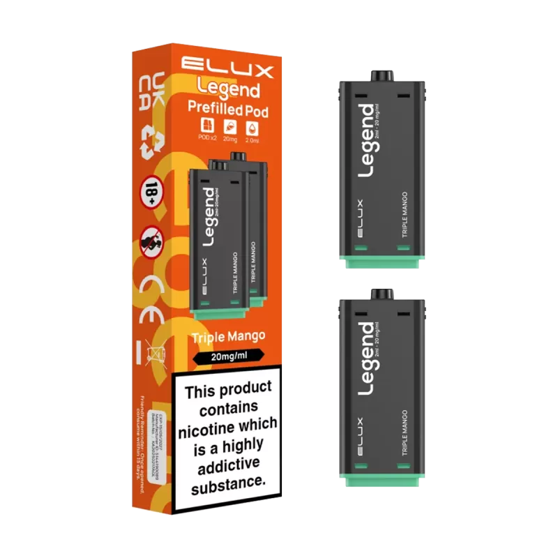 Triple Mango Elux Legend 1500 Pods - 20mg