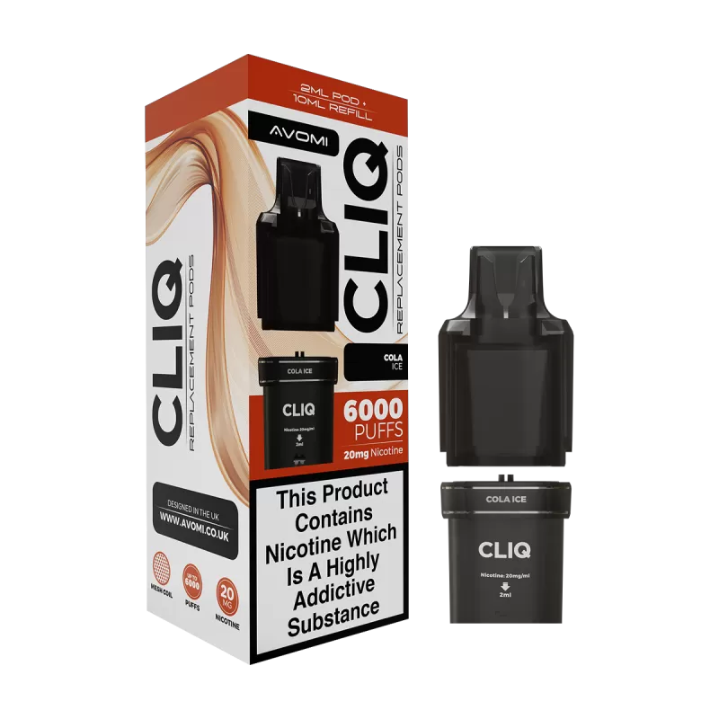 Cola Ice Avomi Cliq 6000 Refill Pack - 20mg