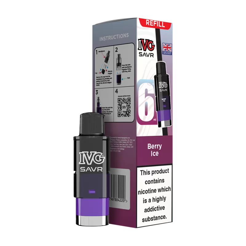 Berry Ice IVG SAVR Refill Pack - 20mg