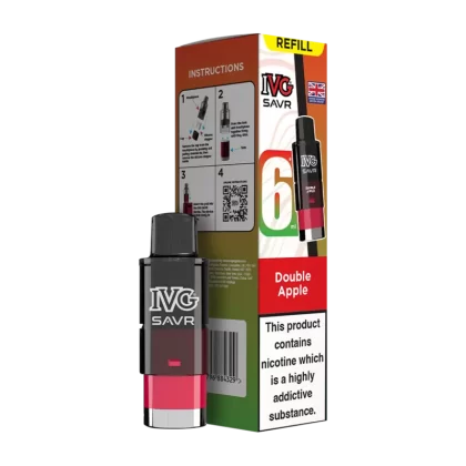 Double Apple IVG SAVR Refill Pack - 20mg