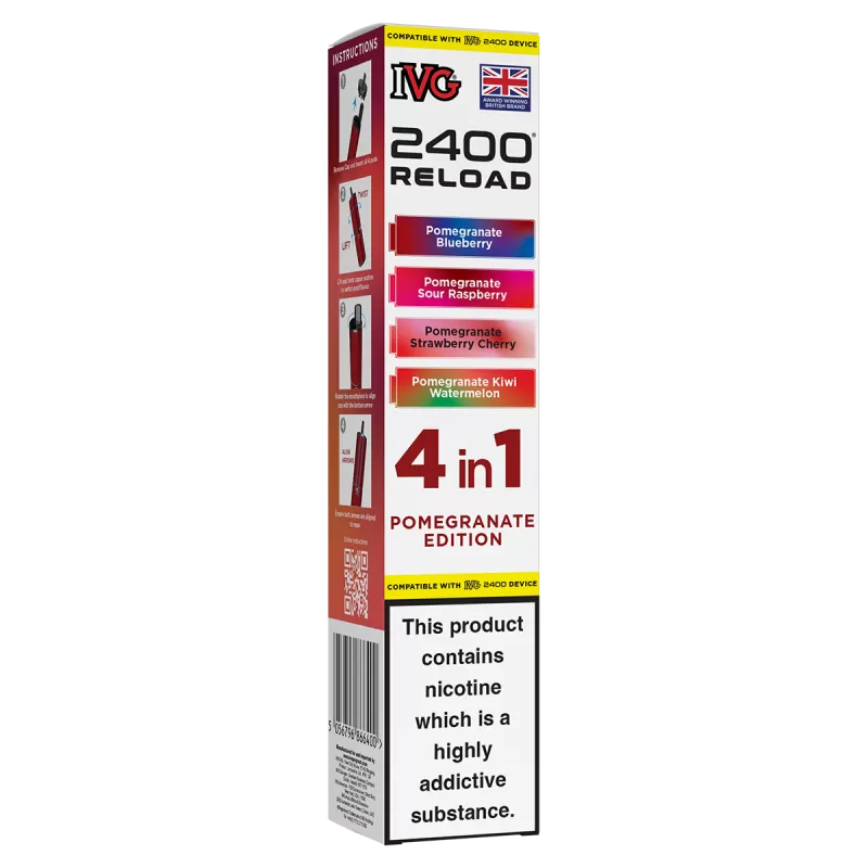Pomegranate Edition IVG 2400 Refill Pods - 20mg