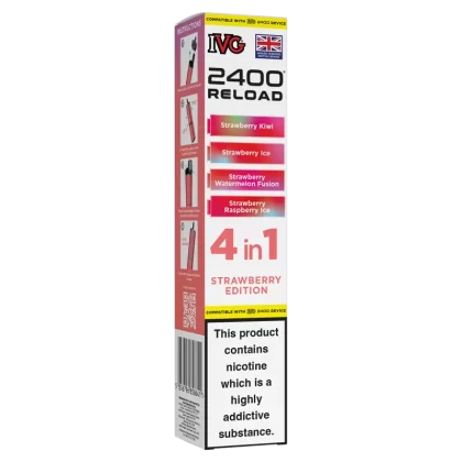 Strawberry Edition IVG 2400 Refill Pods - 20mg