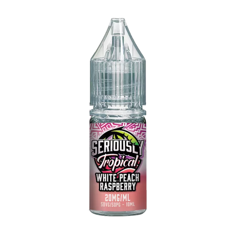 White Peach Raspberry Nic Salt by Seriously Tropical - 10ml - 5mg (Discontinued)