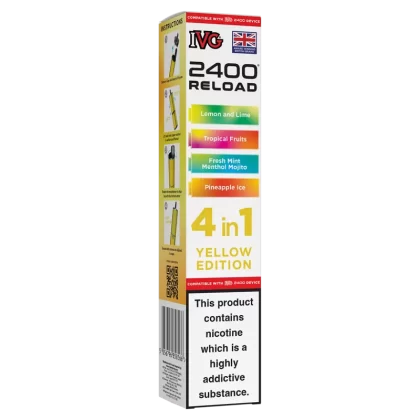 Yellow Edition IVG 2400 Refill Pods - 20mg