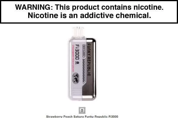 FUNKY REPUBLIC FI3000 DISPOSABLE VAPE – 3000 PUFFS - Image 2