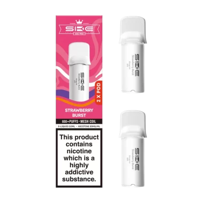 Strawberry Burst SKE 600 Pro Pods - 10mg