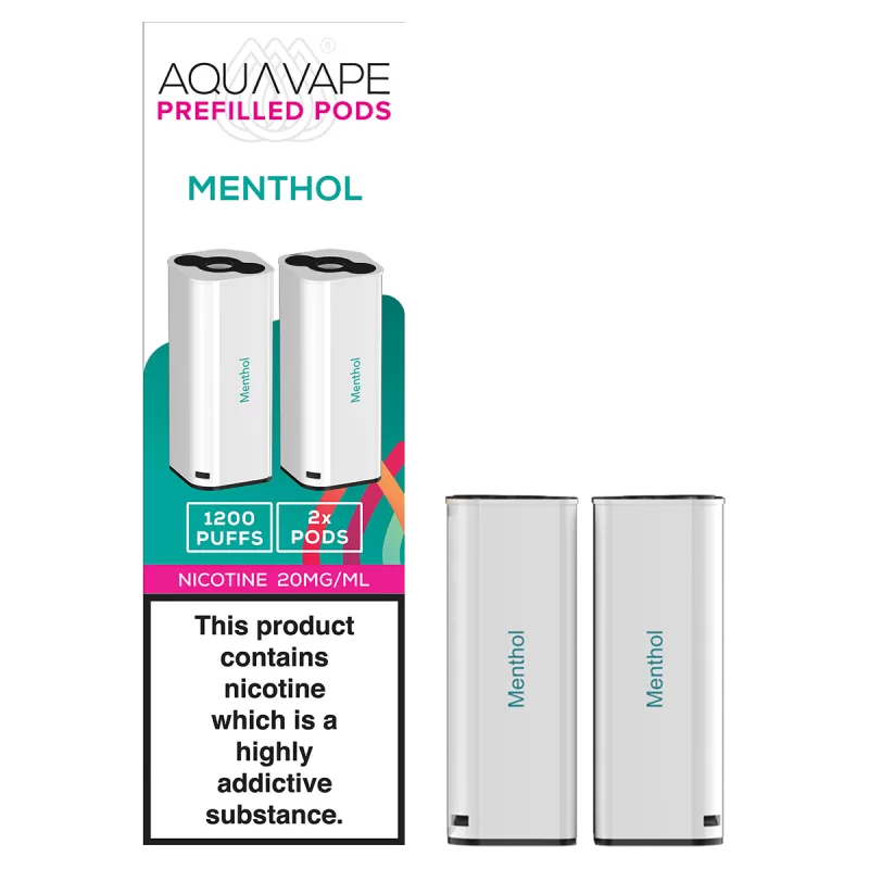 Menthol Aquavape 2in1 Pods - 20mg