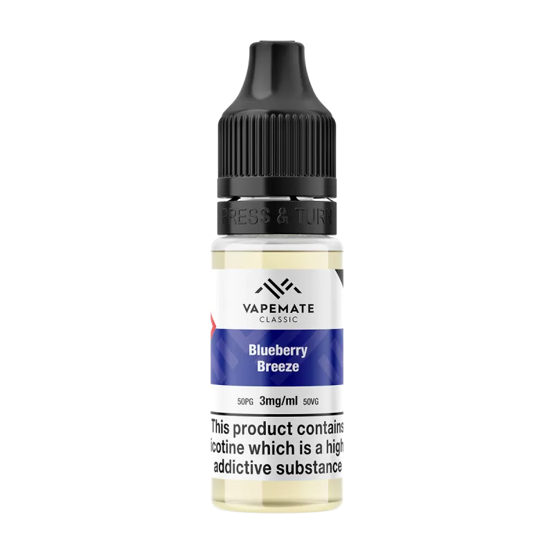 Vapemate Classic Blueberry Breeze 10ml - 3mg