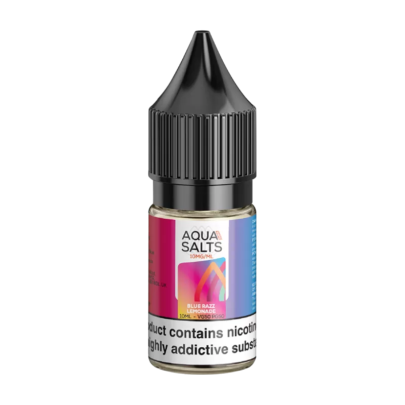 Blue Razz Lemonade Nic Salt by Aqua Salts 10ml - 10mg