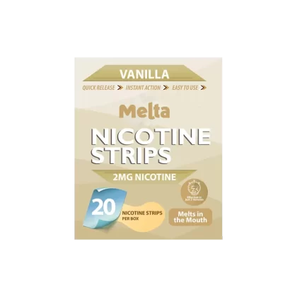 Vanilla Melta Nicotine Strips - 2MG