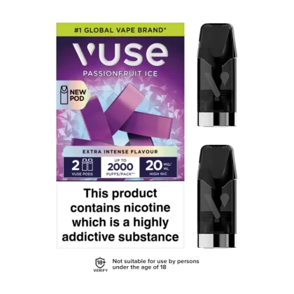 Passion Fruit Ice Vuse Pro Pods - 20mg