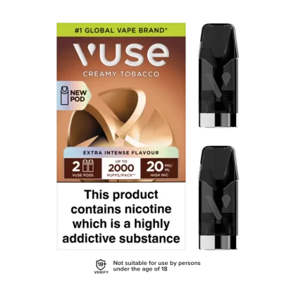 Creamy Tobacco Vuse Pro Pods - 10mg
