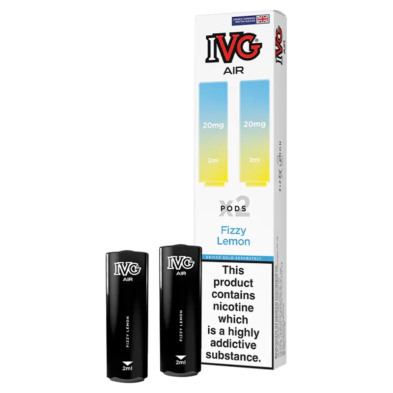 Fizzy Lemon IVG Air Replacement Pods - 20mg