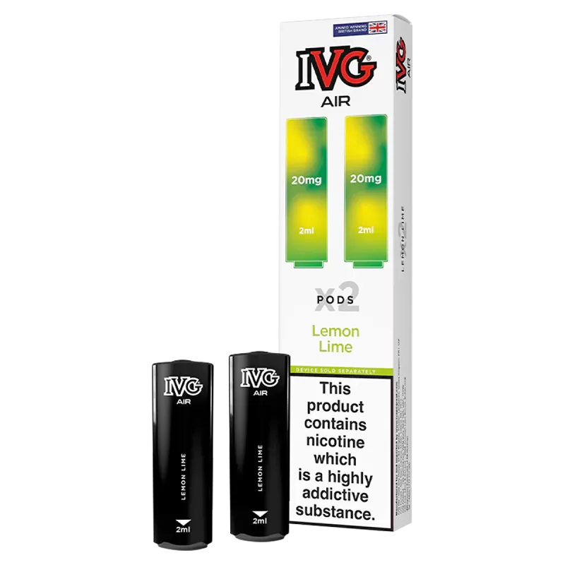 Lemon Lime IVG Air Replacement Pods - 20mg