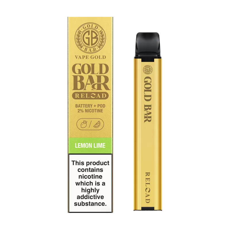 Lemon Lime Gold Bar Reload Prefilled Pod Kit - 20mg