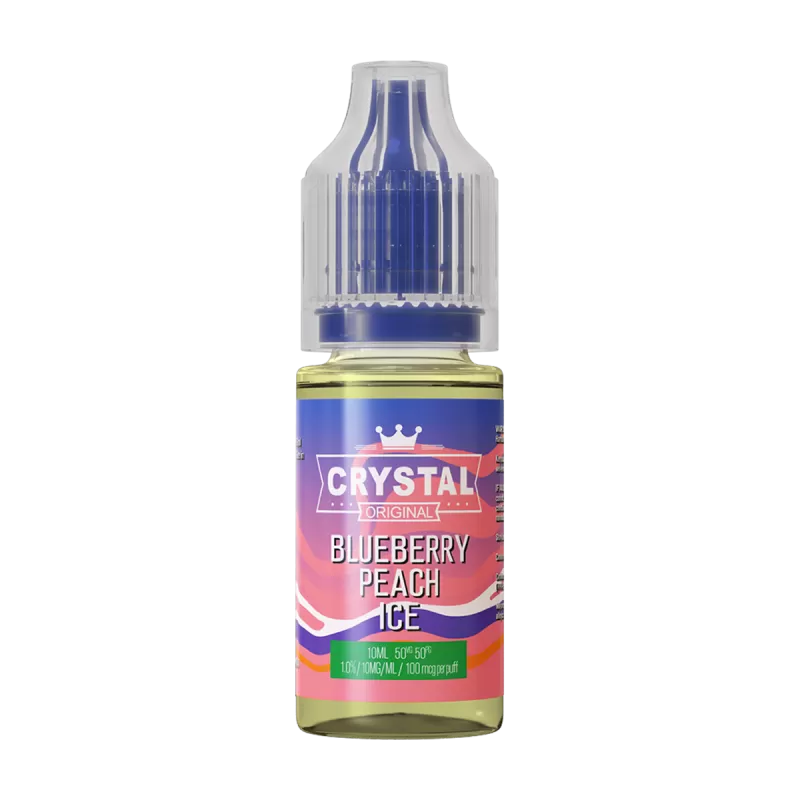 Blueberry Peach Ice Nic Salt by SKE Crystal 10ml - 10mg