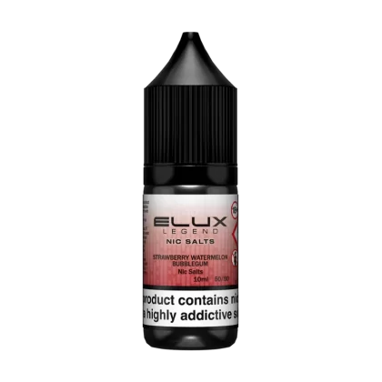 Strawberry Watermelon Bubblegum Nic Salt by Elux 10ml - 10mg