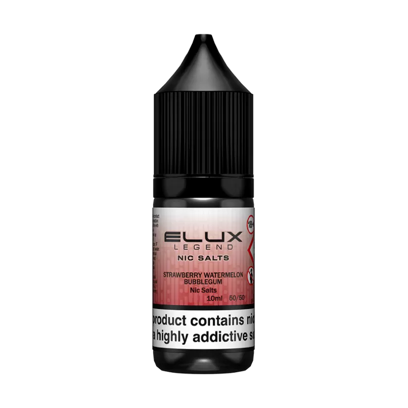Strawberry Watermelon Bubblegum Nic Salt by Elux 10ml - 10mg