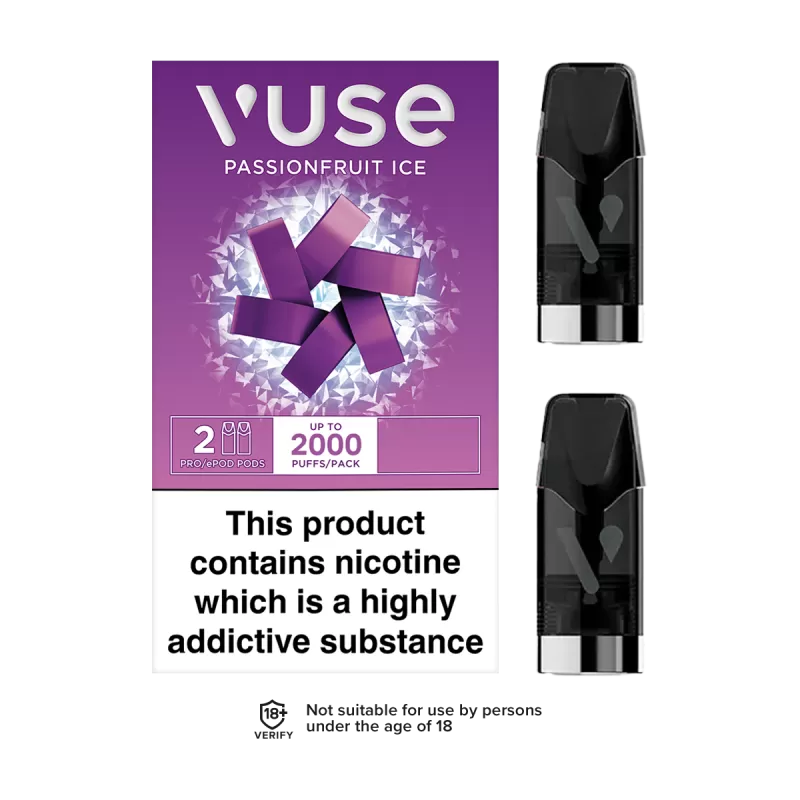 Vuse Pro Pods vPro Passionfruit Ice - 18mg