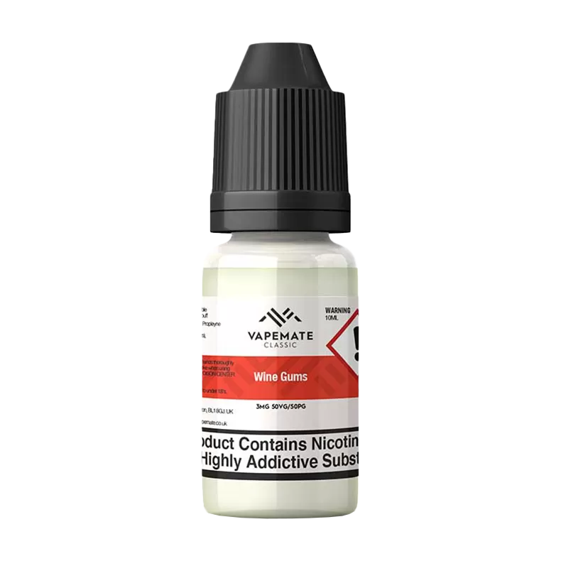Vapemate Classic Wine Gums 10ml - 3mg