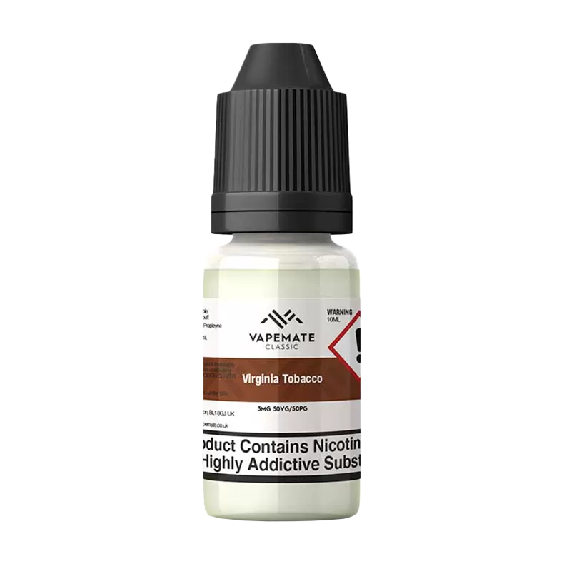 Vapemate Classic Virginia Tobacco 10ml - 50VG / 50PG / 18mg