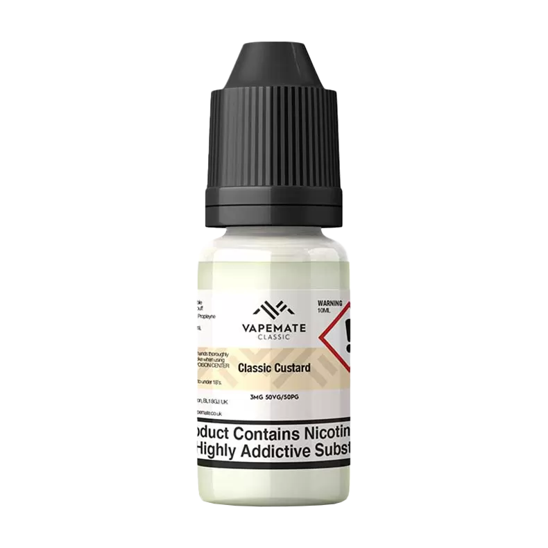 Vapemate Classic Classic Custard 10ml - 12mg (Discontinued)