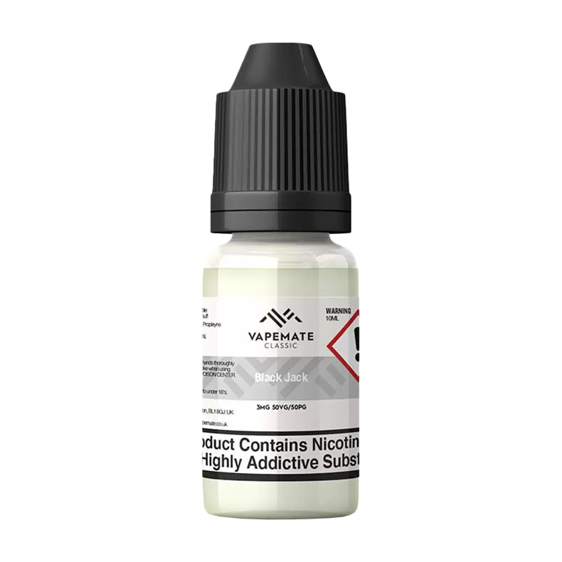 Vapemate Classic Black Jack 10ml - 50VG / 50PG / 18mg