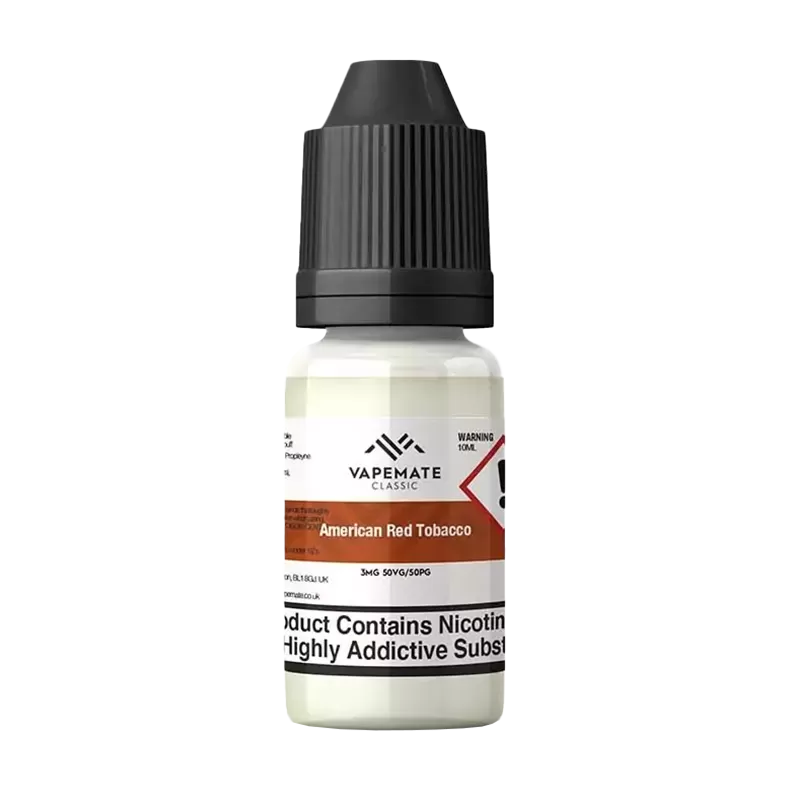 Vapemate Classic American Red Tobacco 10ml - 50VG / 50PG / 12mg