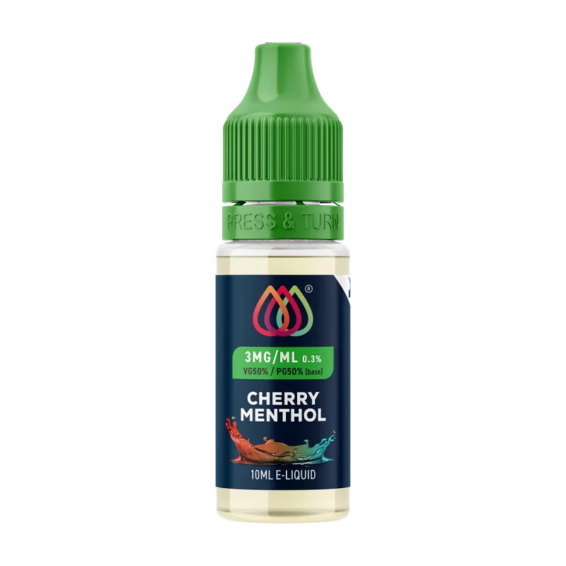 Cherry Menthol E-Liquid by Aquavape - 10ml - 6mg