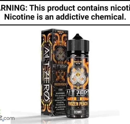 FROZEN PEACH BY ALT ZERO 60ML