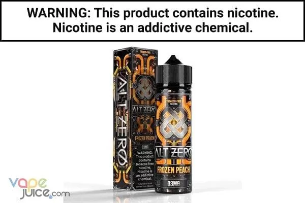 FROZEN PEACH BY ALT ZERO 60ML