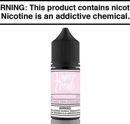 CUPCAKE MAN STRAWBERRY BY VAPER TREATS SALT 30ML