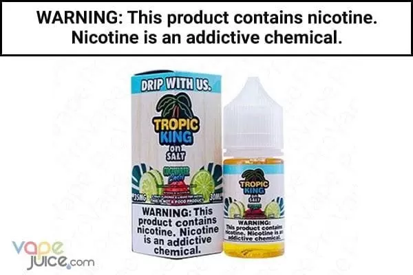 CUCUMBER COOLER BY TROPIC KING ON SALT 30ML