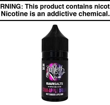 CRAN APPLE DRANK BY RUTHLESS SALTS 30ML