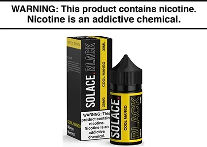 COOL MANGO BY SOLACE BLACK SALT 30ML