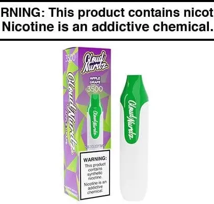CLOUD NURDZ DISPOSABLE VAPE – 3500 PUFFS