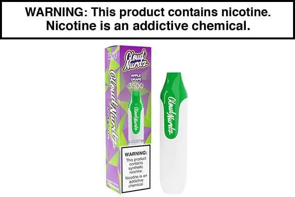 CLOUD NURDZ DISPOSABLE VAPE – 3500 PUFFS