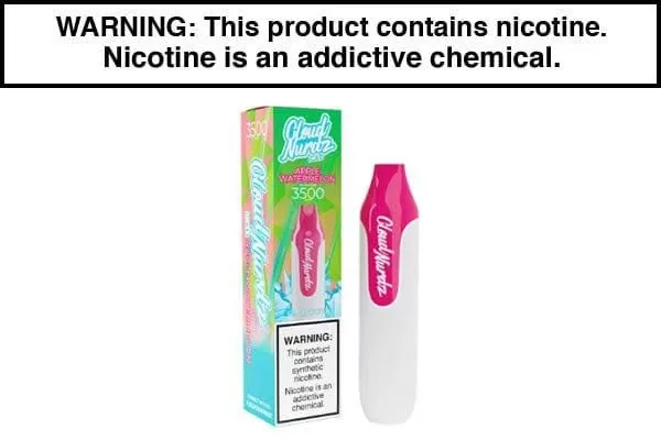 CLOUD NURDZ DISPOSABLE VAPE – 3500 PUFFS - Image 2