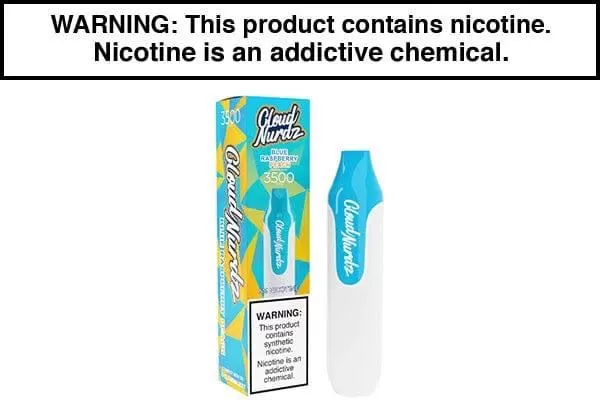 CLOUD NURDZ DISPOSABLE VAPE – 3500 PUFFS - Image 3