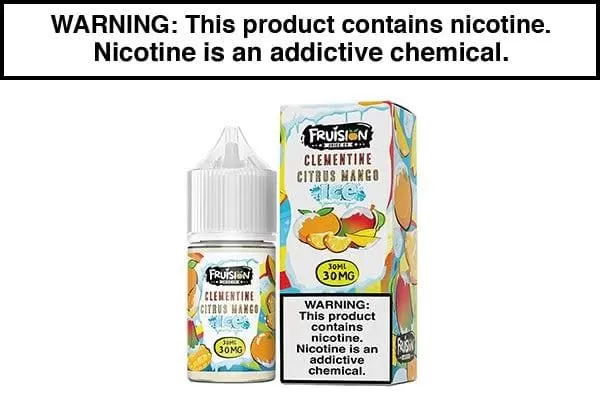 CLEMENTINE CITRUS MANGO ICE BY FRUISION SALTS 30ML