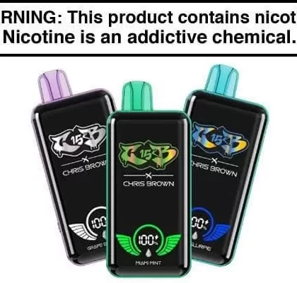CHRIS BROWN CB15K DISPOSABLE VAPE – 15,000 PUFFS