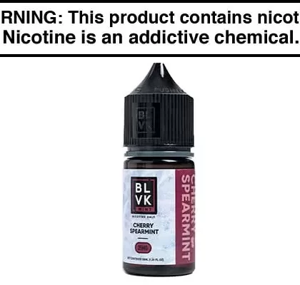 CHERRY SPEARMINT ICE BY BLVK MINT SALT 30ML