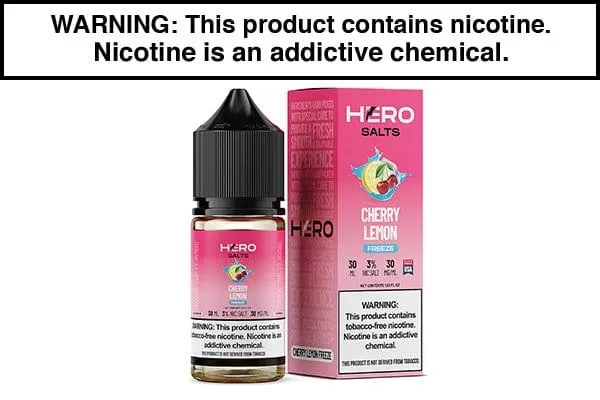 CHERRY LEMON FREEZE BY HERO SALTS 30ML