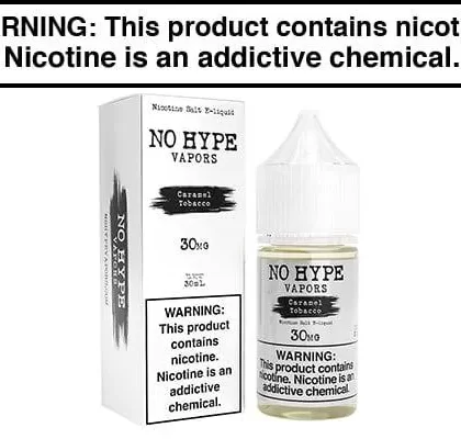 CARAMEL TOBACCO BY NO HYPE SALTS 30ML