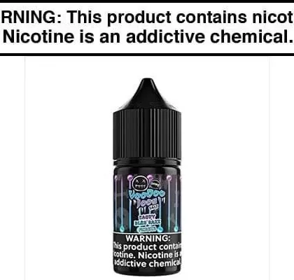 CANDY BLUE RAZZ FREEZE BY VOODOO JUICE SALTS 30ML