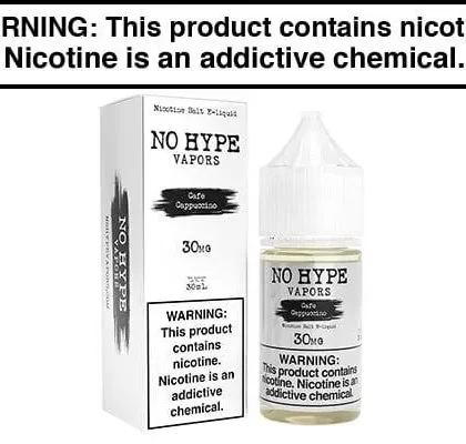 CAFE CAPPUCCINO BY NO HYPE SALTS 30ML