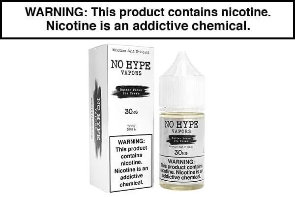 BUTTER PECAN ICE CREAM BY NO HYPE SALTS 30ML
