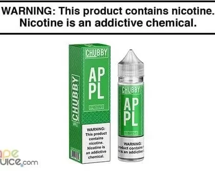 BUBBLE APPLE BY CHUBBY BUBBLE VAPES 60ML