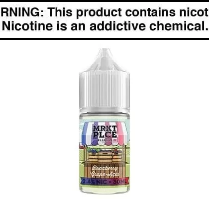 BRAZBERRY GRAPE ACAI BY MRKT PLCE SALTS 30ML